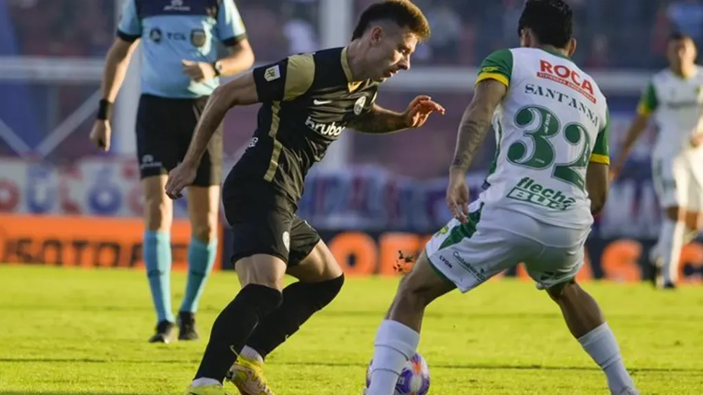 Malcom Braida durante un partido de San Lorenzo.
