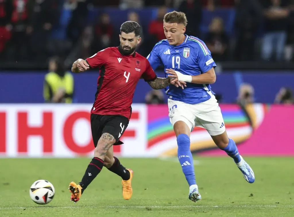 Mateo Retegui debutó en la Euro con Italia. (Foto: IMAGO / Colorsport).