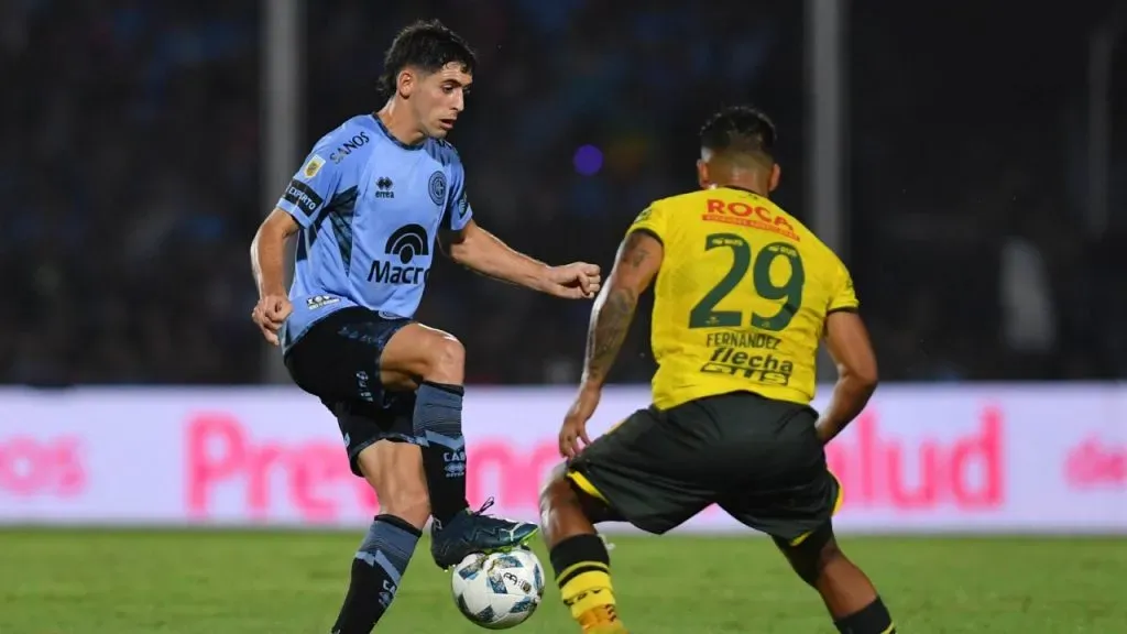 Ulises Sánchez, el jugador más cotizado de Belgrano.