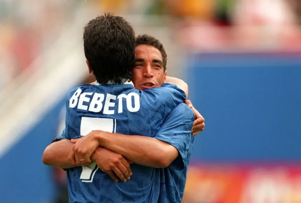Bebeto y Romario en el Mundial 1994. (Foto: Getty)