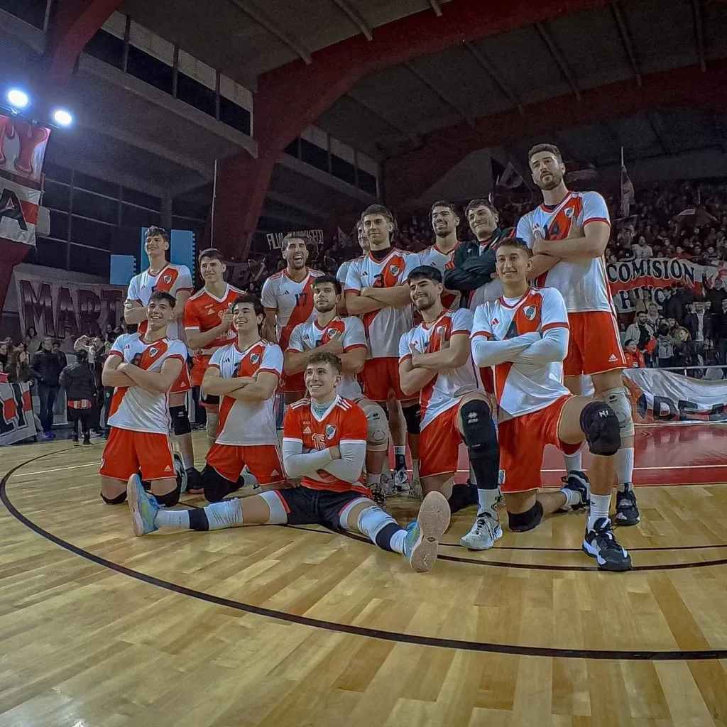 Modo Oso tras la victoria ante Boca. (Foto: @RiverClub1901).