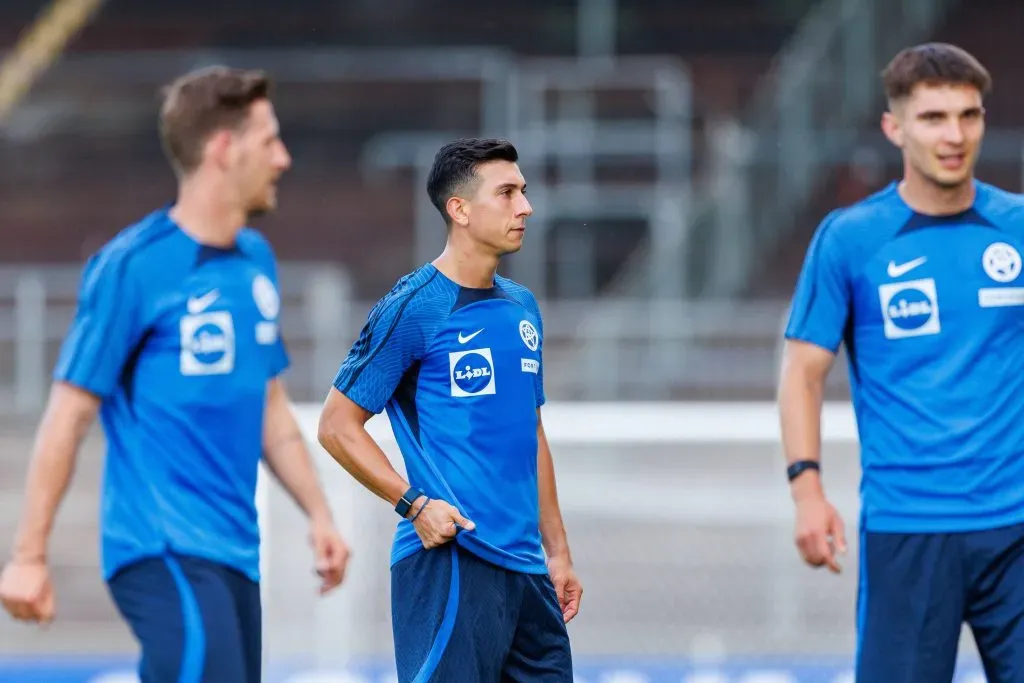 Vernon De Marco, en plena práctica de Eslovaquia (IMAGO)