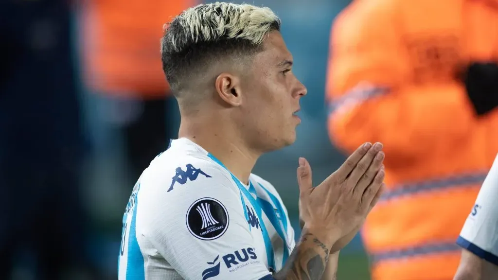 Juanfer Quintero tampoco encontró rodaje en Racing en los últimos meses.