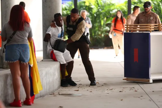Imágenes de los incidentes. (Foto: Getty)