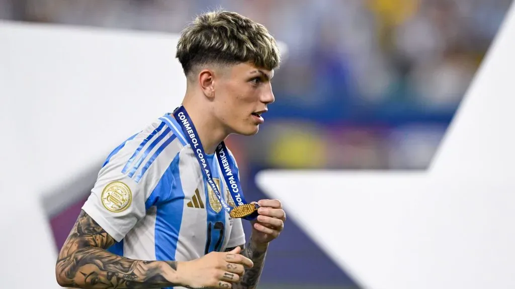 Garnacho ganó la Copa América con Argentina. (Foto: IMAGO).
