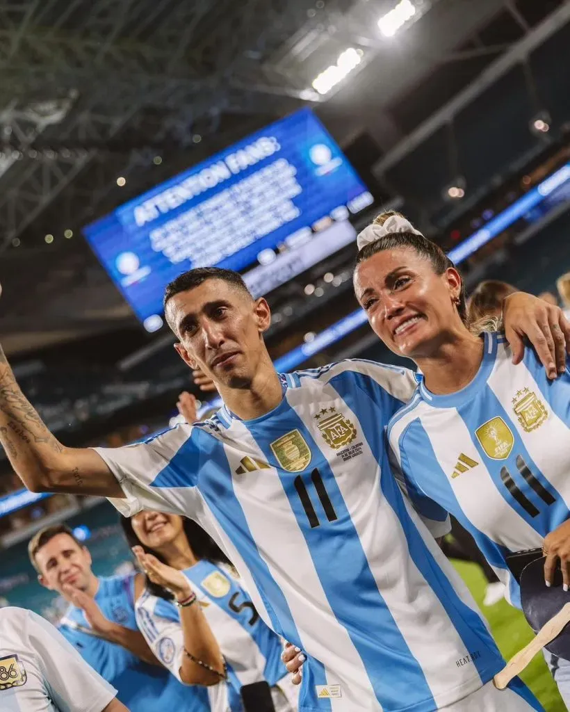La última noche de Angelito como jugador de la Selección Argentina.