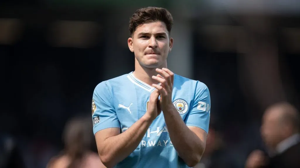 Julián Álvarez en Manchester City.