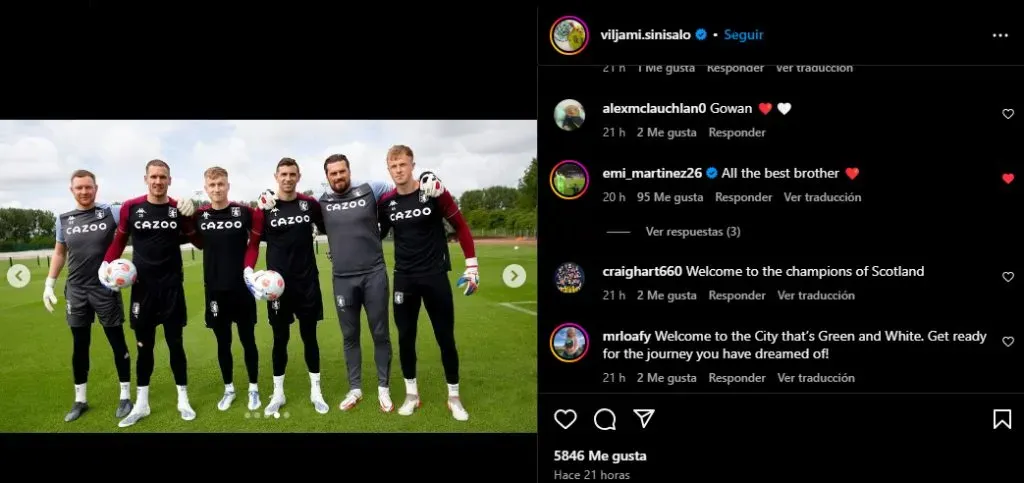 Viljami Sinisalo dejará Aston Villa para seguir su carrera en Celtic.