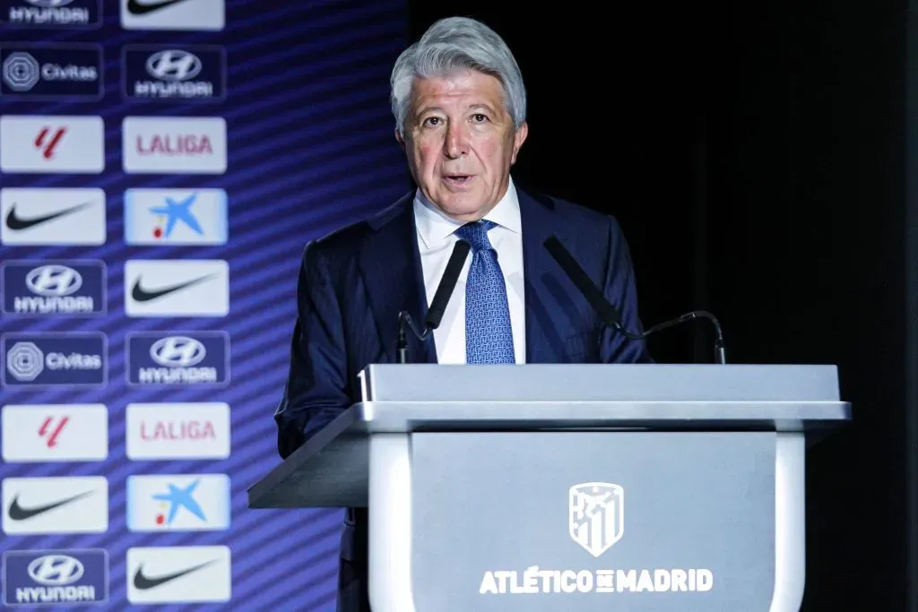 Enrique Cerezo, Presidente del Atlético de Madrid.
