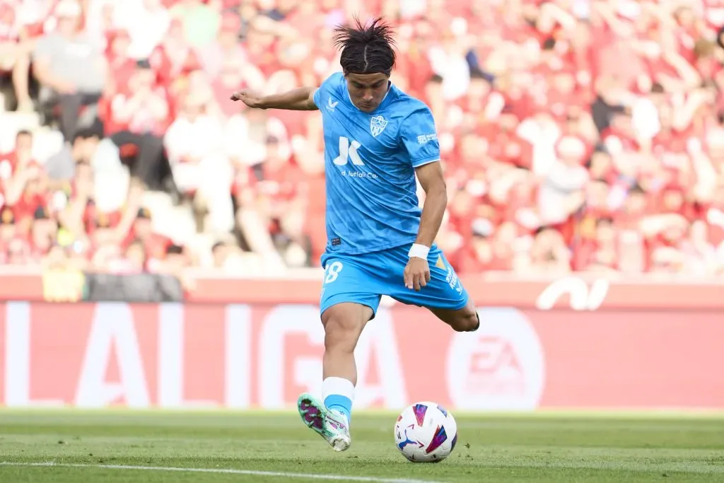 Luka Romero rindió en Almería, pero no pudo ayudar a evitar el descenso.