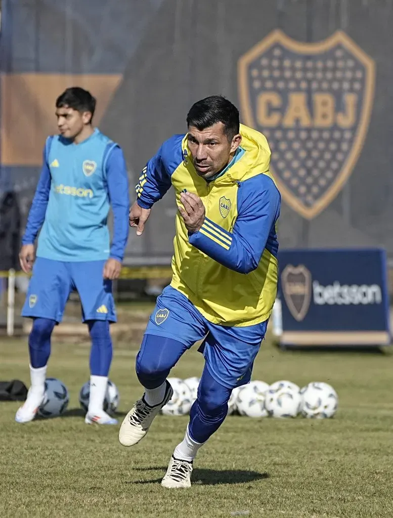 Gary Medel puede ser titular contra Defensa y Justicia. (Foto: Prensa Boca).