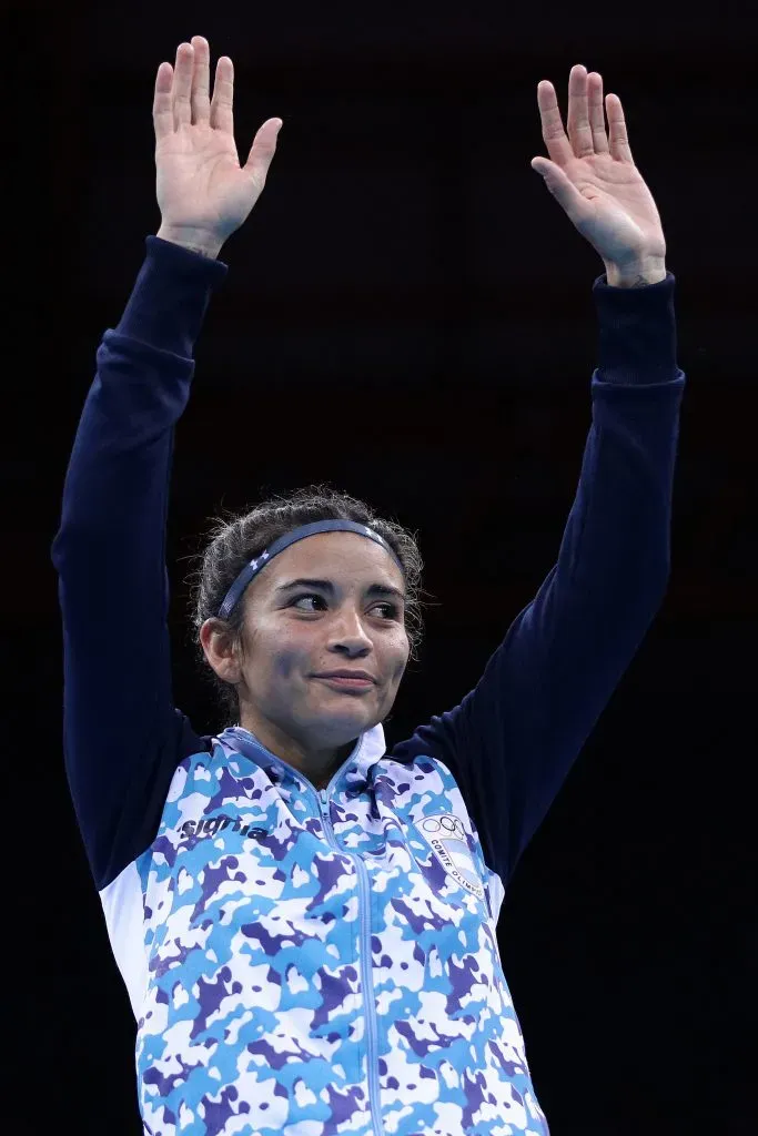 Leonela Sanchez. figura del boxeo argentino. (Photo by Buda Mendes/Getty Images)