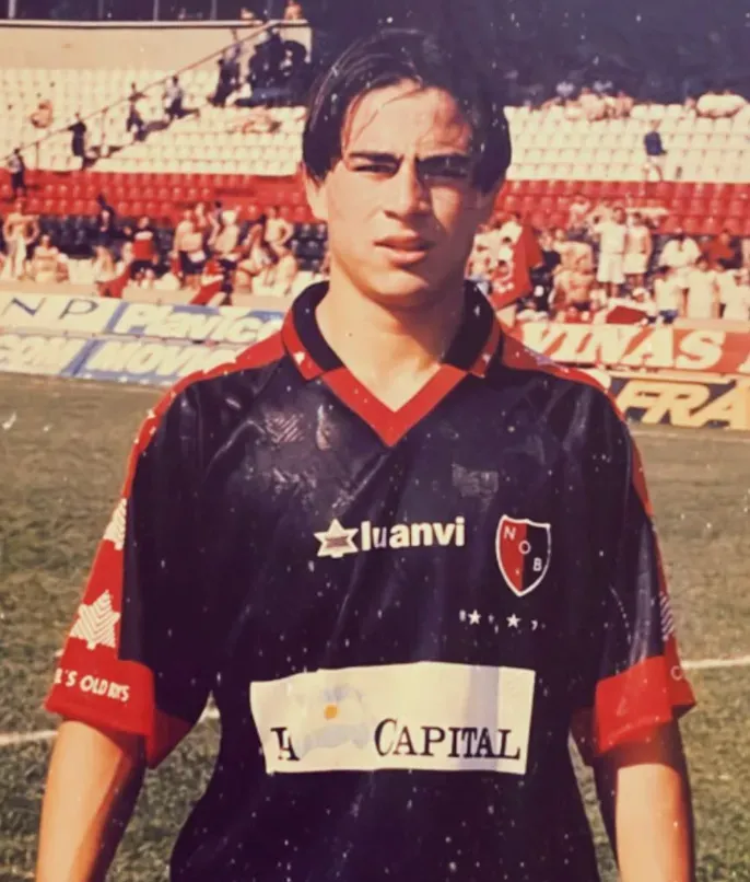 Rosales en sus inicios en Newell´s. (Foto: @maurosales7).