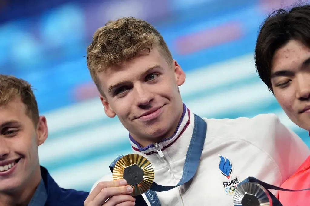 Léon Marchand en París 2024 (IMAGO)