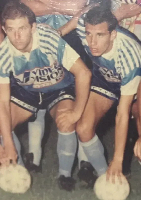 Bracamonte en Estudiantes de Río Cuarto. (Foto: @popibraca).