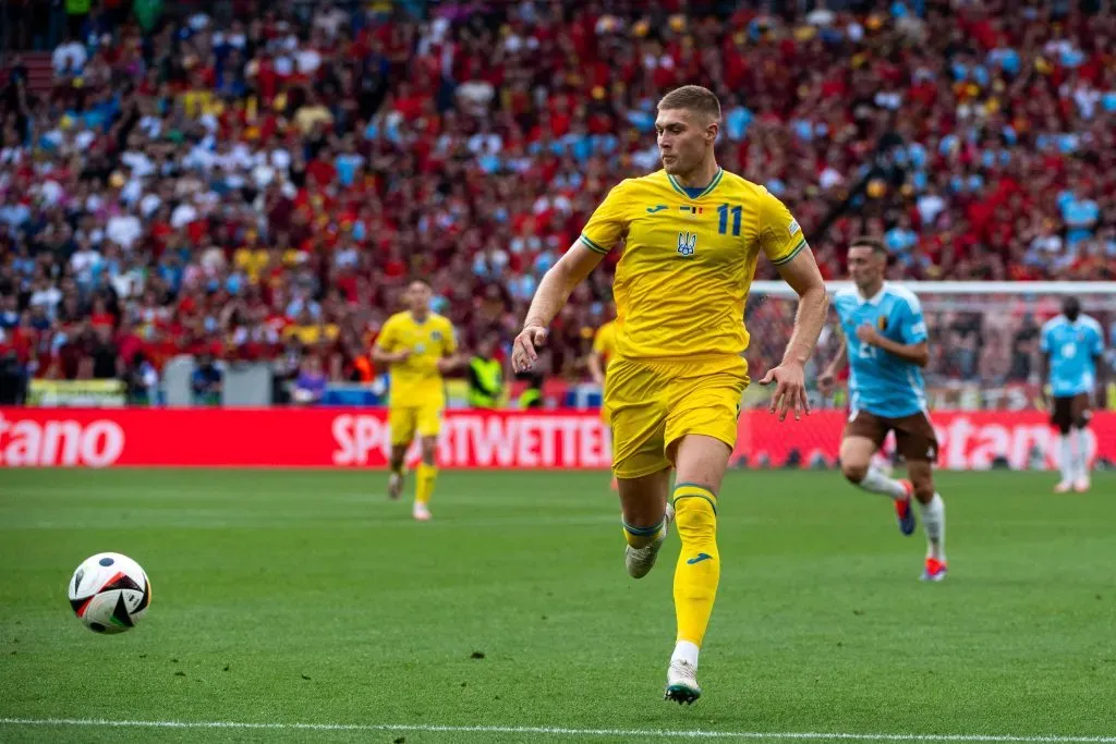 Artem Dovbyk en la Euro de Alemania.