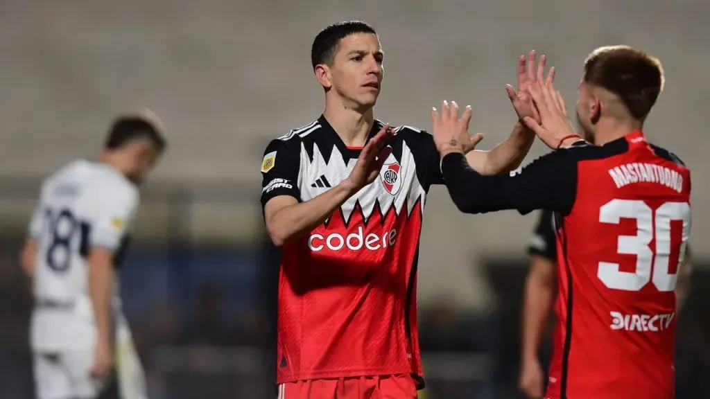 Nacho Fernández, autor del gol de River.