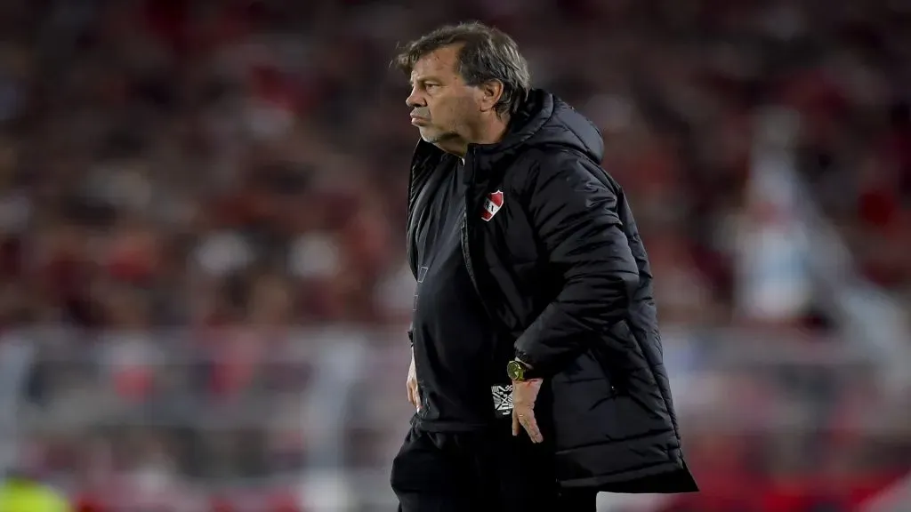 Ricardo Zielinski en su etapa como entrenador de Independiente. (Getty Images)