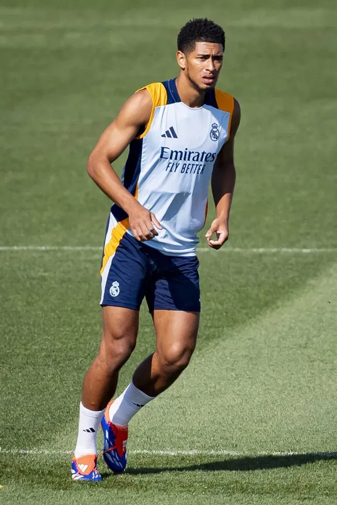 Bellingham sufrió un golpe en el entrenamiento y será baja por el próximo mes. IMAGO