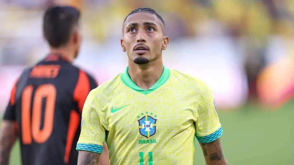 Raphinha, uno de los borrados de Dorival Júnior (IMAGO / ZUMA Press Wire).