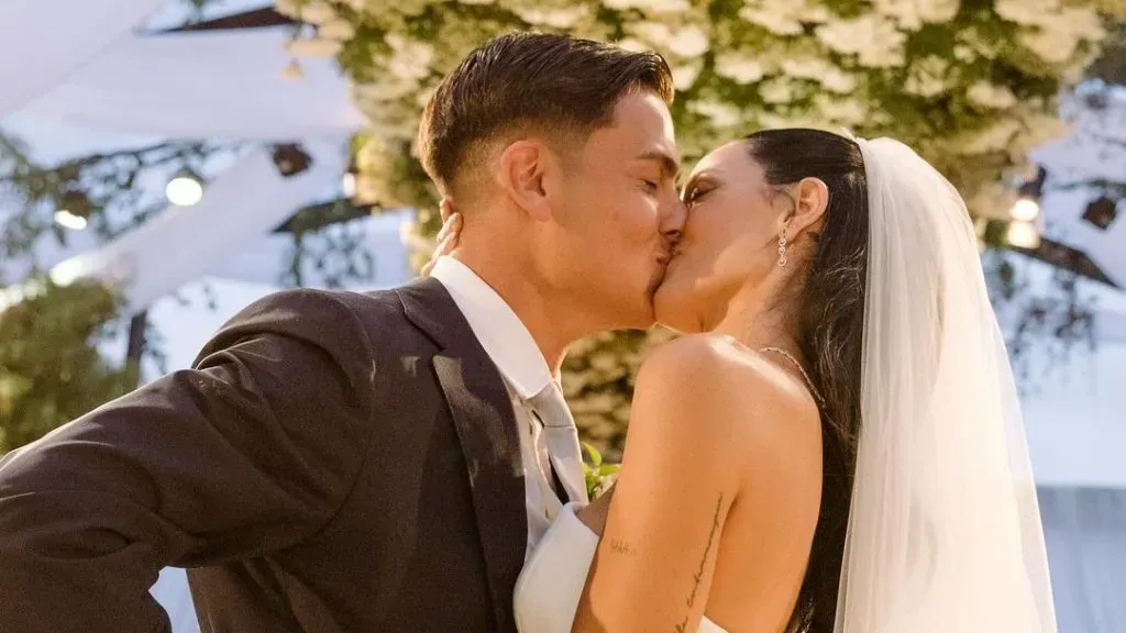 Paulo Dybala y Oriana Sabatini celebraron su matrimonio en Argentina.