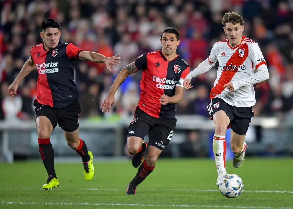 Facundo Colidio en el partido contra Newell’s. (Foto: Getty).
