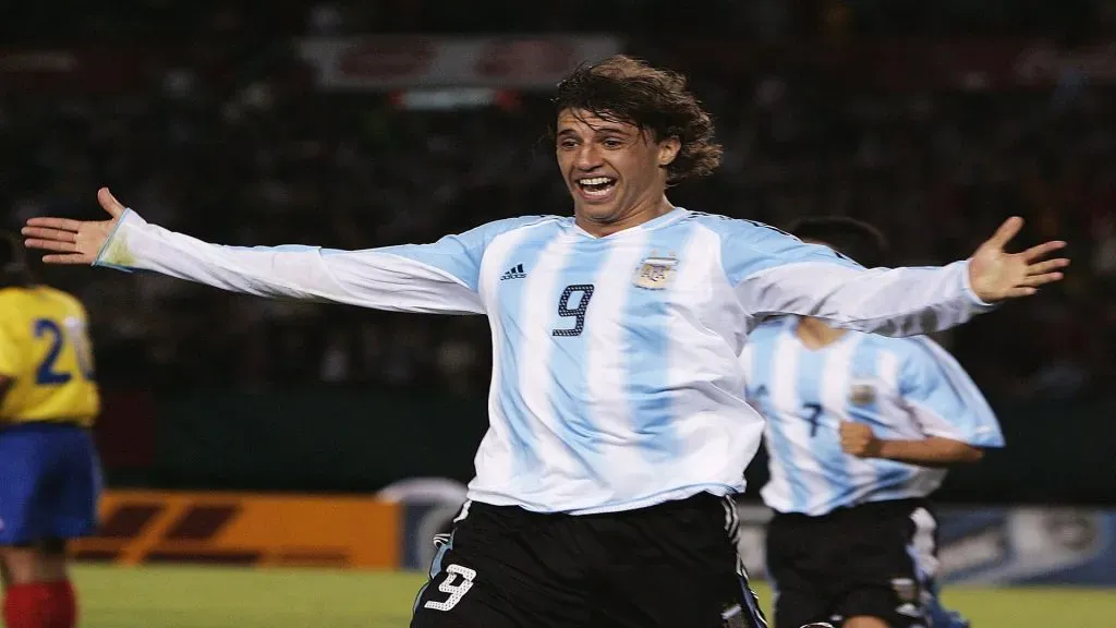 Hernán Crespo es uno de los mejores delanteros de la historia de la Selección Argentina. (Getty Images)