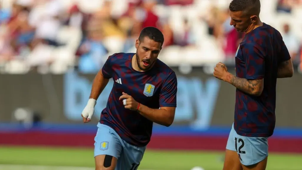 Emiliano Buendía, en la pretemporada del Aston Villa este año (IMAGO / Action Plus).