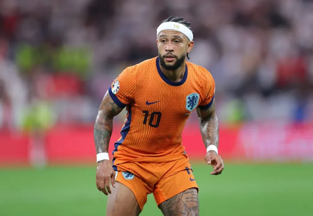 Memphis Depay en la Eurocopa de Alemania.