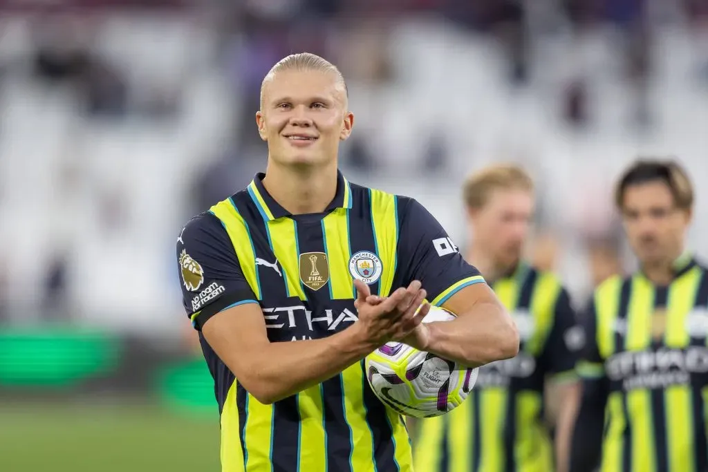 Erling Haaland, goleador de Manchester City.