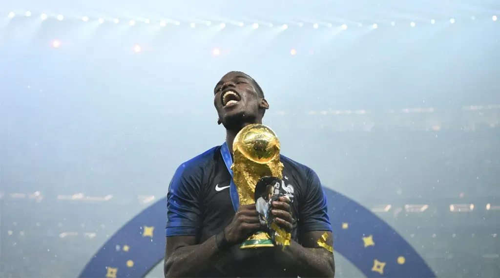 Paul Pogba fue campeón del mundo en 2018.