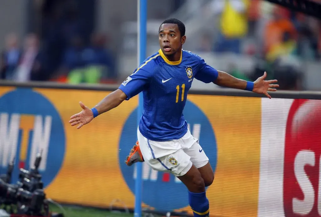 Robinho disputó dos Mundiales con Brasil. (Foto: IMAGO).
