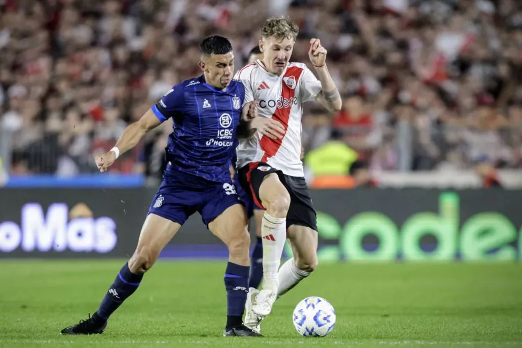 River y Talleres se enfrentaron hace unas semanas en el Monumental con victoria de la T por 1 a 0. (Foto: IMAGO).