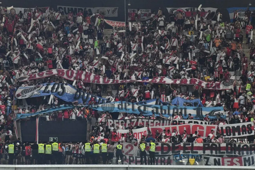Los hinchas de River en el Arena MRV. (Foto: IMAGO).