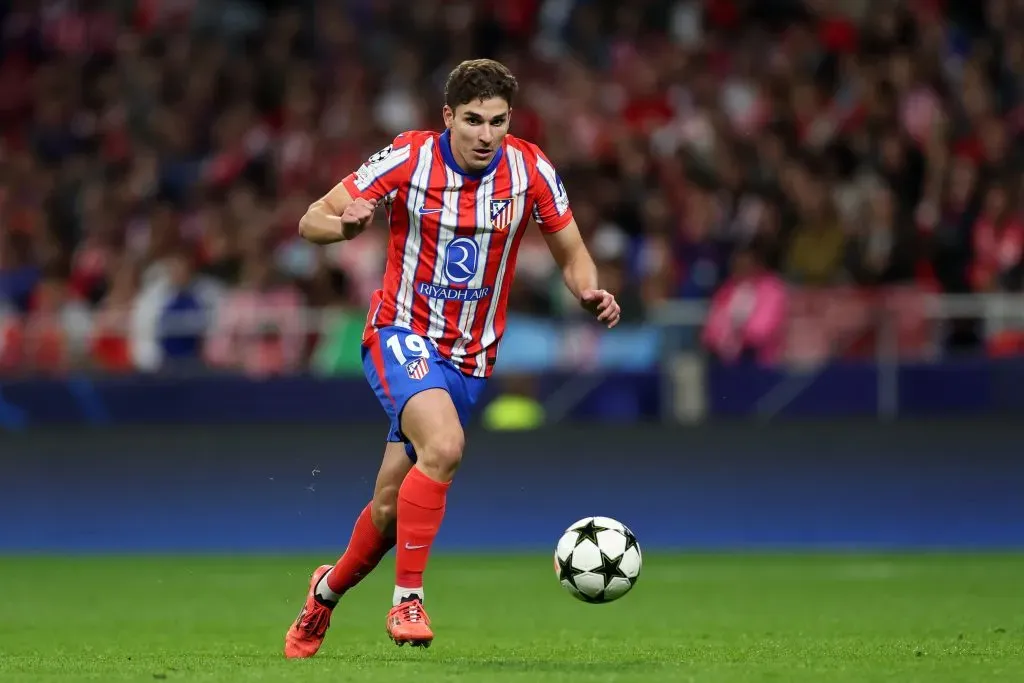 Julián Álvarez lleva anotados 6 goles con la camiseta de Atlético de Madrid.