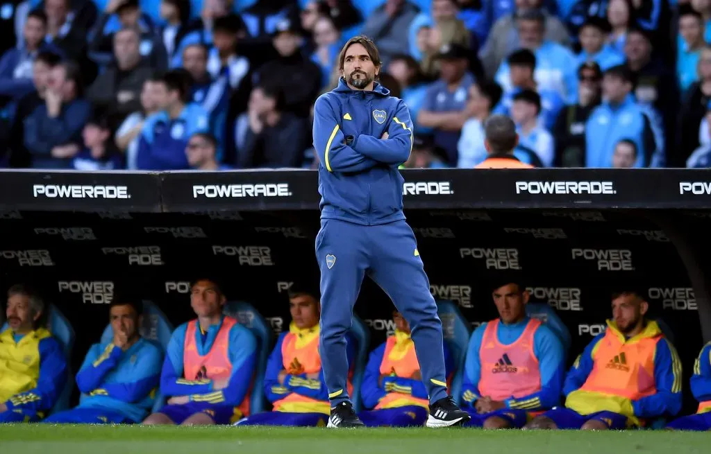 Diego Martínez apenas superó el 55 por ciento de efectividad en los 45 partidos que dirigió a Boca.