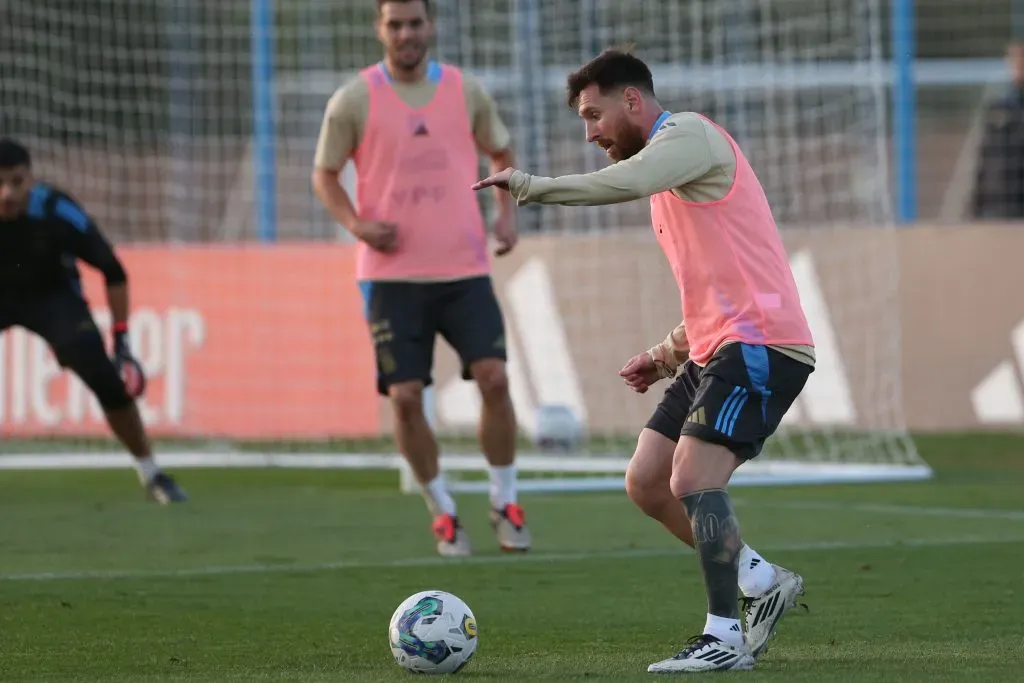 Lionel Messi disputó con la Selección Argentina sus últimos dos partidos del año.