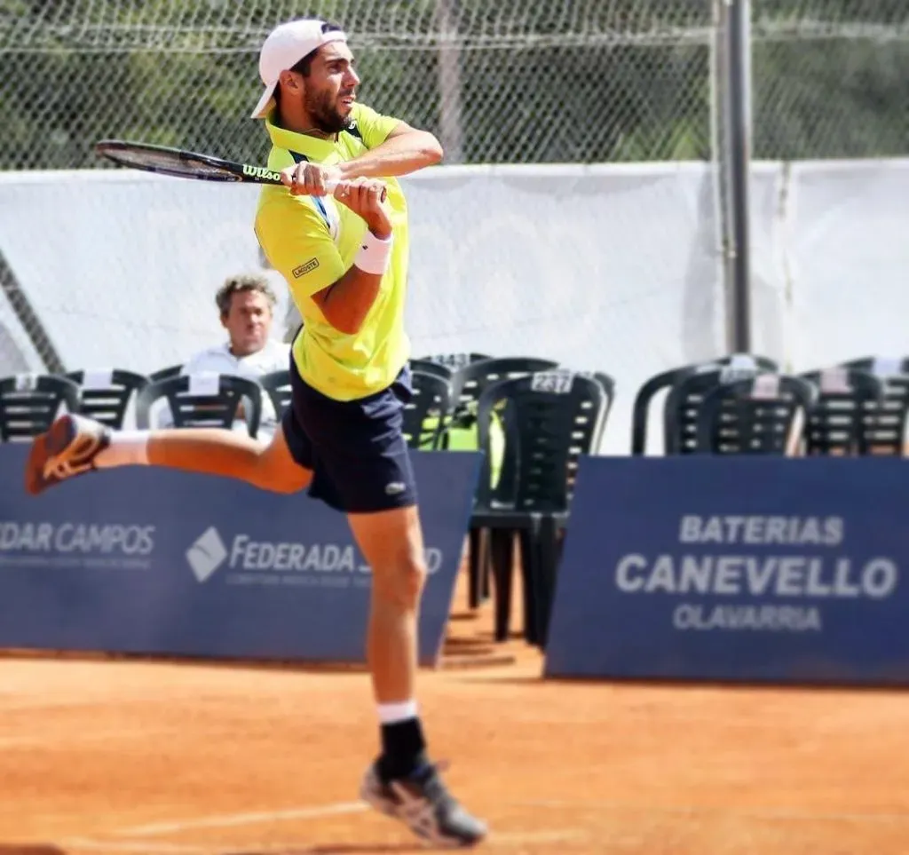 Agustín Torre en su etapa como tenista.