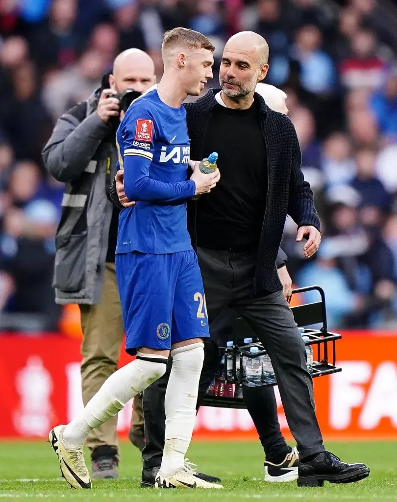 Pep Guardiola reconoció el talento de Palmer. IMAGO