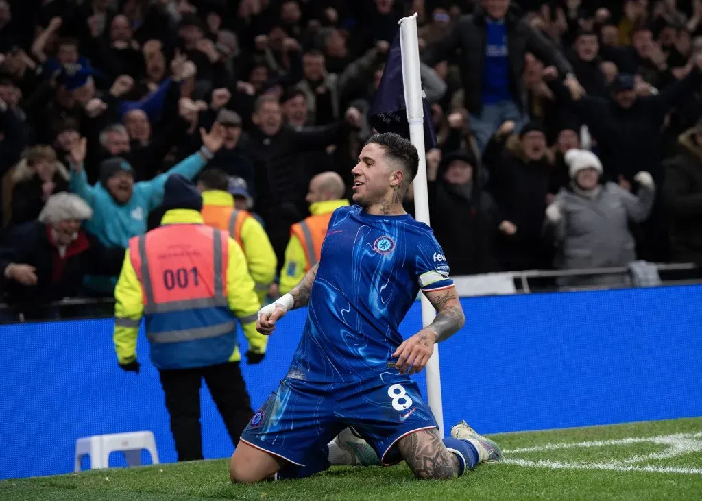 Enzo Fernández acumula 9 G/A en sus últimos seis partidos con Chelsea. IMAGO
