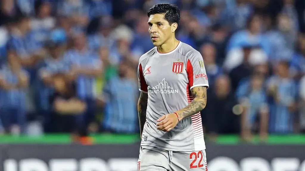 Enzo Pérez, actualmente en Estudiantes de La Plata.