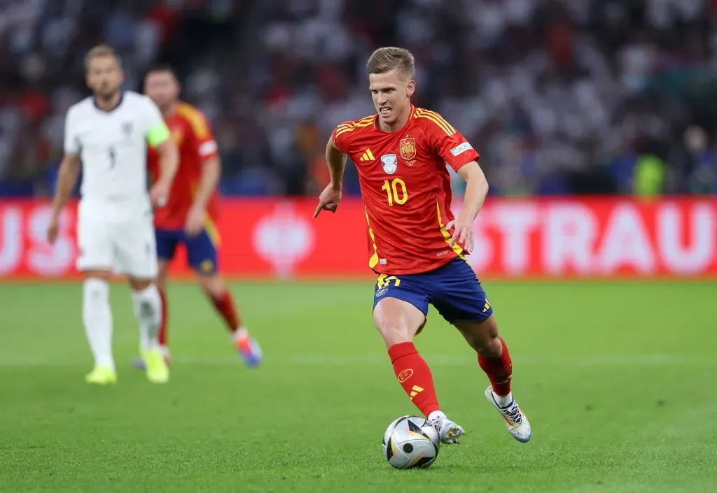 Dani Olmo en el seleccionado español.