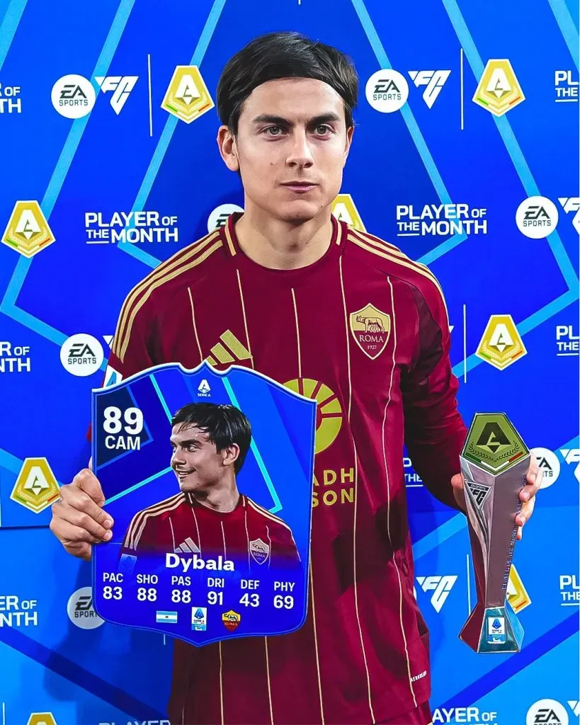 Paulo Dybala, mejor jugador de diciembre en la Serie A (Oficial).