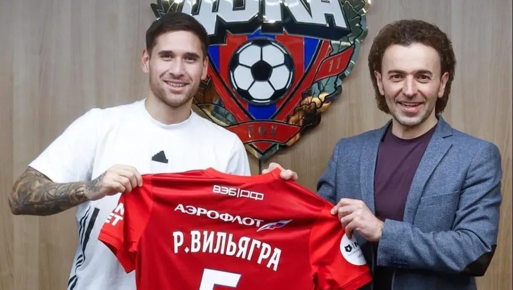 Rodrigo Villagra en CSKA Moscú.