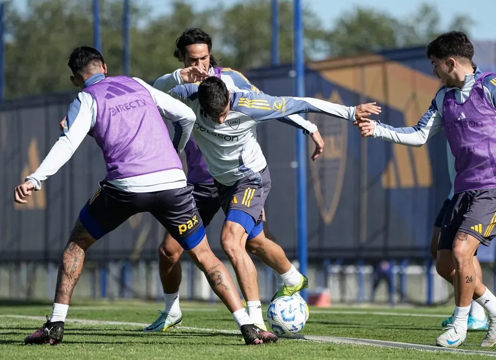 Boca ultima detalles para recibir a Defensa y Justicia este domingo.