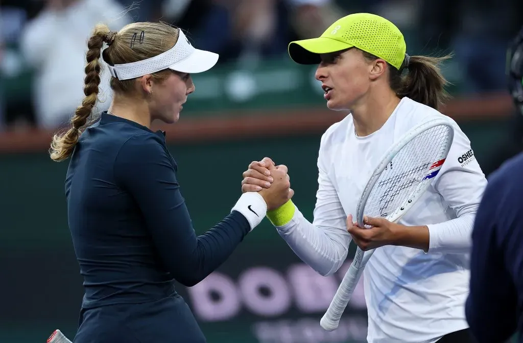 Andreeva eliminó a Swaitek del WTA 1000 de Indian Wells en semifinales. (Foto: Getty).