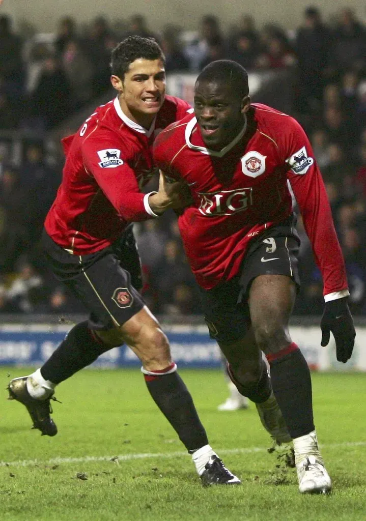 Salah y Cristiano, juntos en Manchester United.