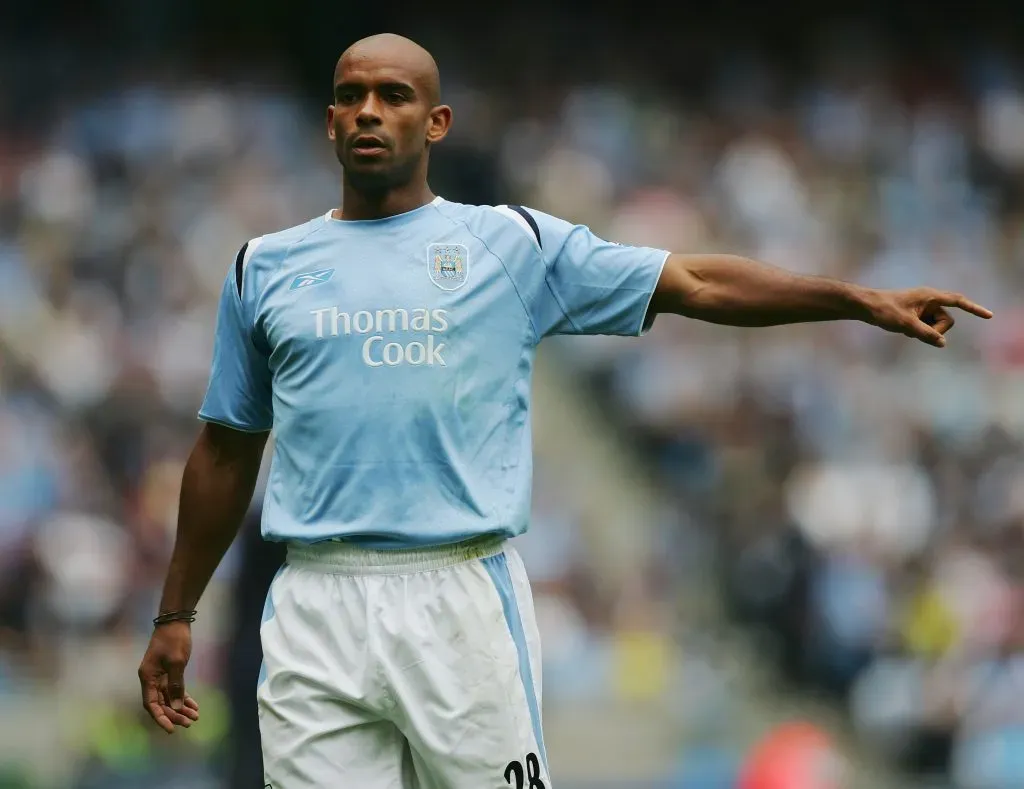 Trevor Sinclair durante su etapa en Manchester City. (Alex Livesey/Getty Images)
