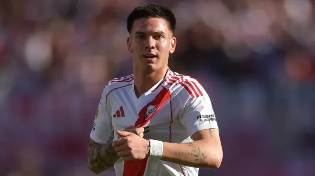 Franco Mastantuono, héroe del último Superclásico ante Boca. (Foto: Getty).