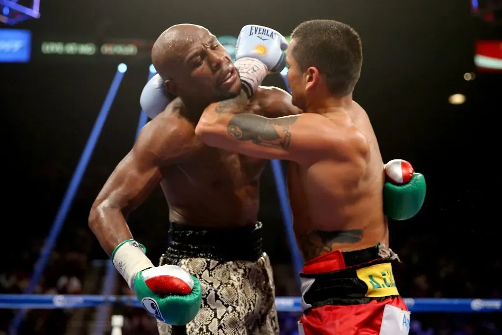 Maidana fue el único boxeador argentino que logró incomodar a Mayweather.